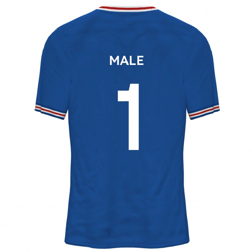 Danxen Women Harrison Male #1 Dodger Blue Away Jersey 2025/26 T-Shirt