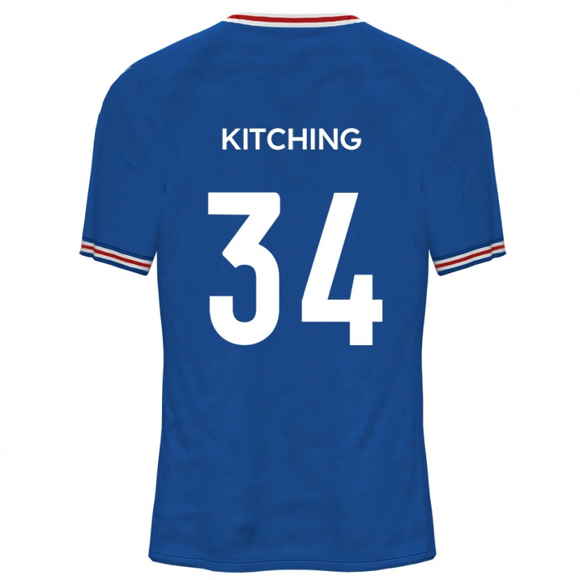 Danxen Women Mark Kitching #34 Dodger Blue Away Jersey 2025/26 T-Shirt