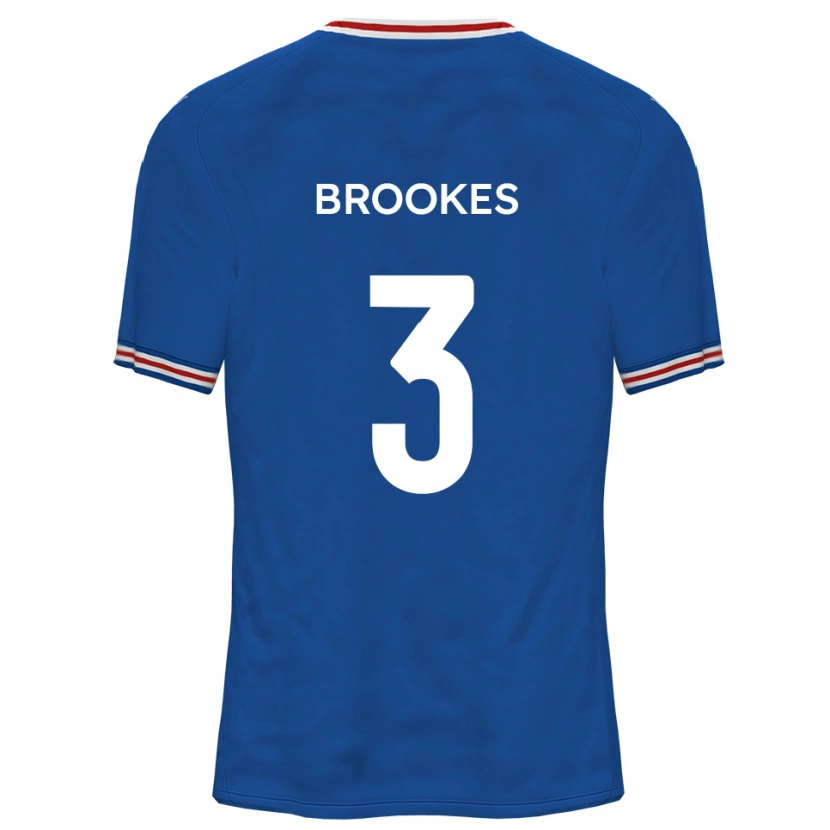 Danxen Women Ben Brookes #3 Dodger Blue Away Jersey 2025/26 T-Shirt