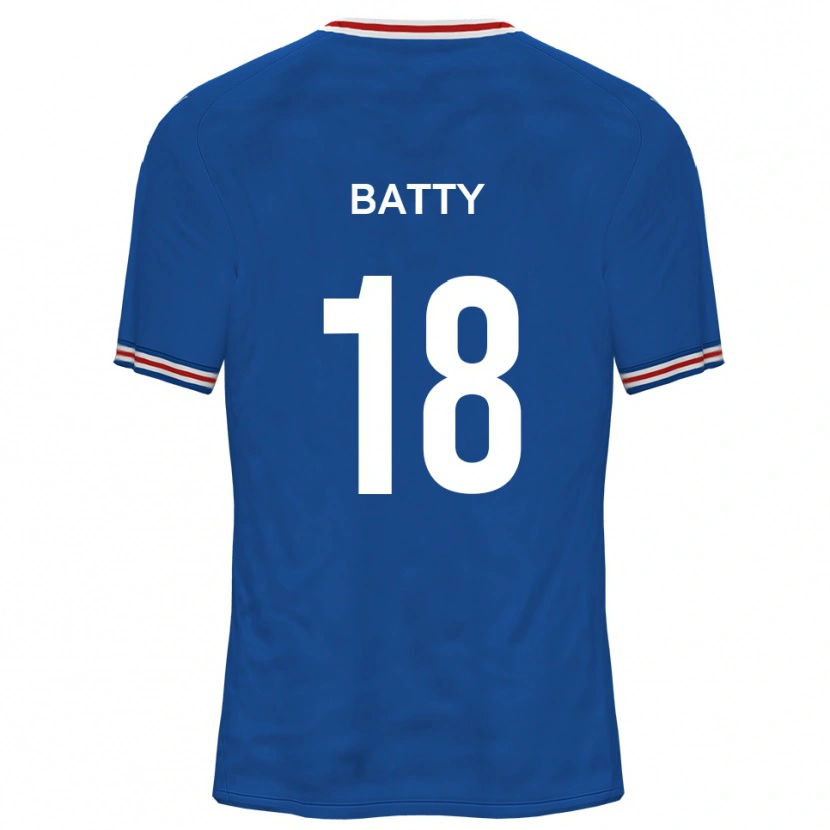 Danxen Women Daniel Batty #18 Dodger Blue Away Jersey 2025/26 T-Shirt
