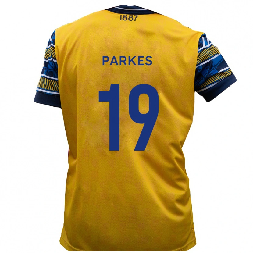 Danxen Women Sonny Parkes #19 Yellow Black Away Jersey 2025/26 T-Shirt