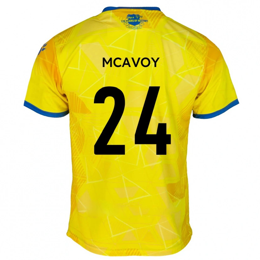 Danxen Women Connor Mcavoy #24 Yellow Blue Away Jersey 2025/26 T-Shirt