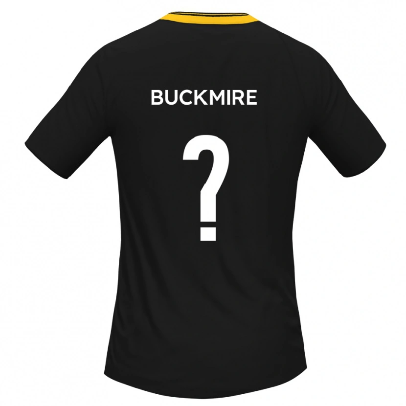 Danxen Women Justine Buckmire #0 Black Yellow Away Jersey 2025/26 T-Shirt