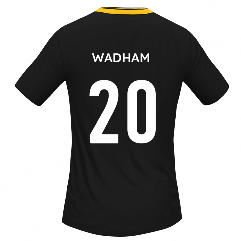 Danxen Women Jack Wadham #20 Black Yellow Away Jersey 2025/26 T-Shirt