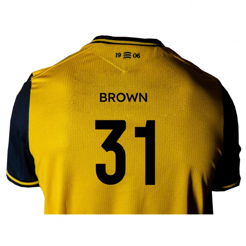 Danxen Women Charlie Brown #31 Yellow Black Away Jersey 2025/26 T-Shirt