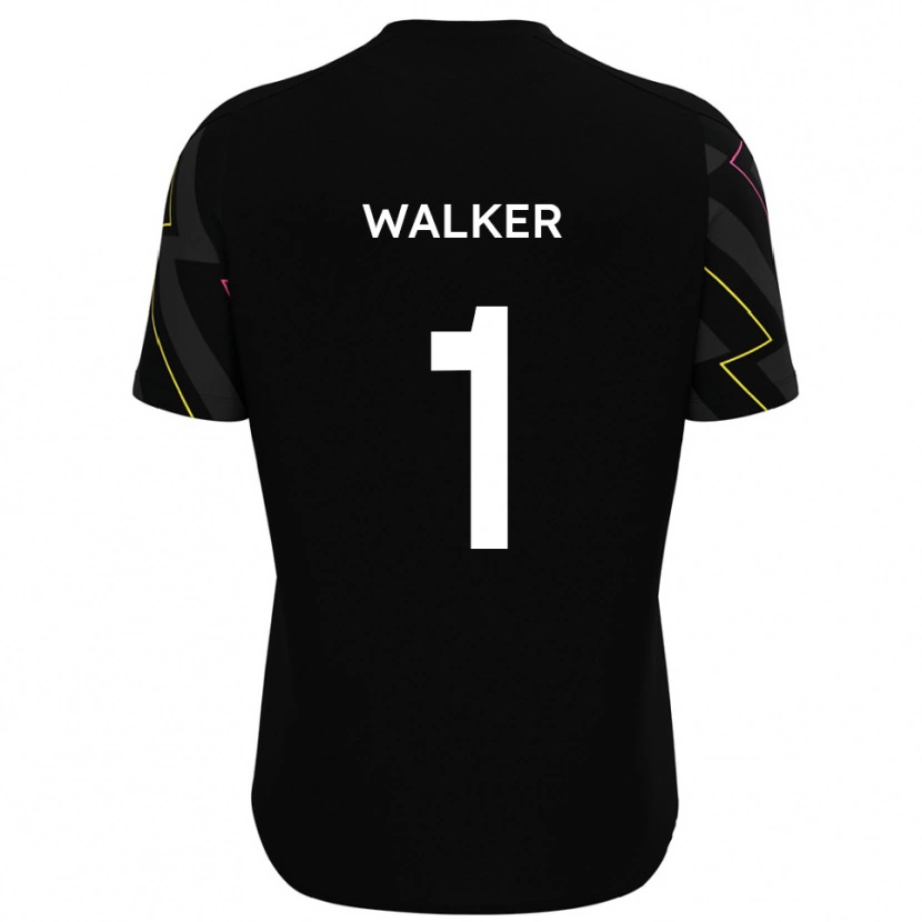Danxen Women Laurie Walker #1 Black Gray Away Jersey 2025/26 T-Shirt