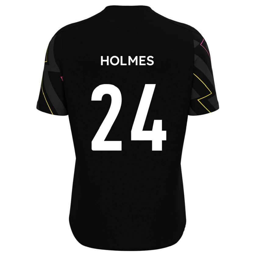 Danxen Women Fin Holmes #24 Black Gray Away Jersey 2025/26 T-Shirt