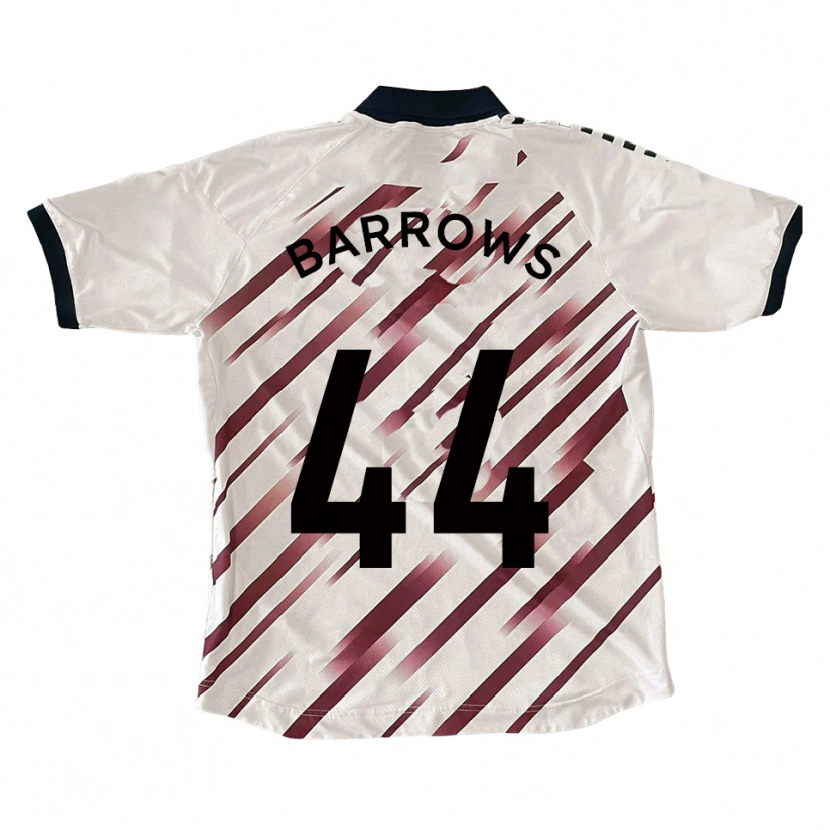 Danxen Women Ross Barrows #44 White Red Away Jersey 2025/26 T-Shirt