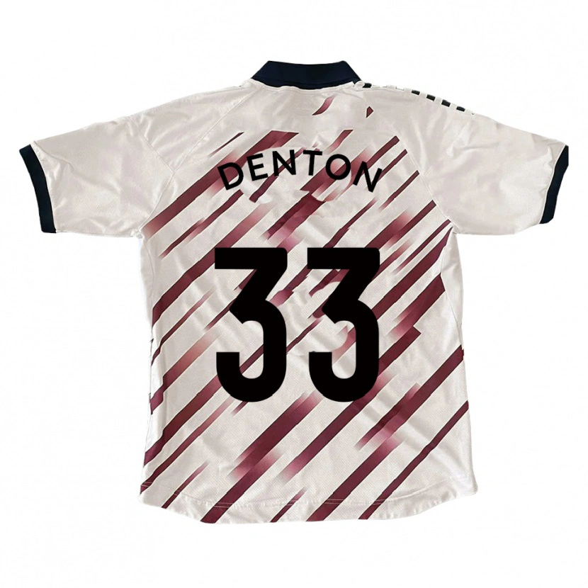 Danxen Women Tyler Denton #33 White Red Away Jersey 2025/26 T-Shirt