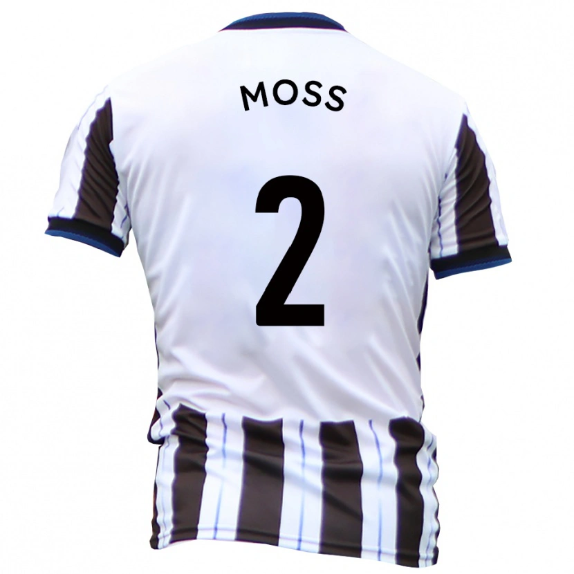 Danxen Women Dan Moss #2 White Black Away Jersey 2025/26 T-Shirt