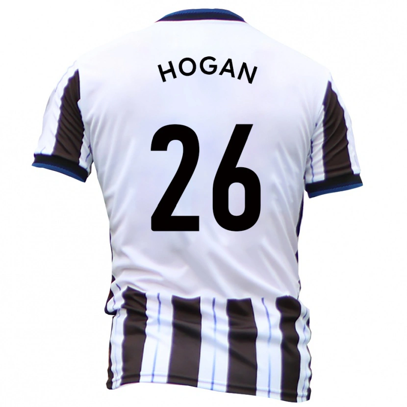 Danxen Women Liam Hogan #26 White Black Away Jersey 2025/26 T-Shirt