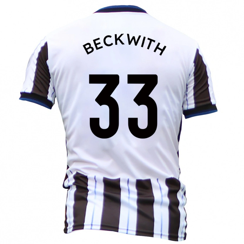 Danxen Women Sam Beckwith #33 White Black Away Jersey 2025/26 T-Shirt