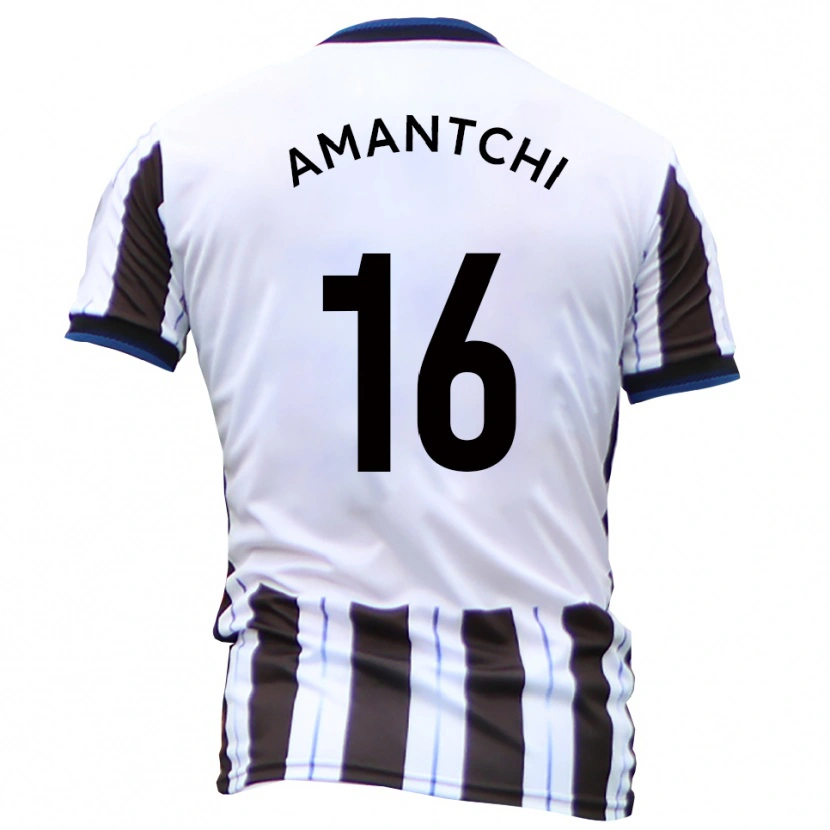 Danxen Women Levi Amantchi #16 White Black Away Jersey 2025/26 T-Shirt