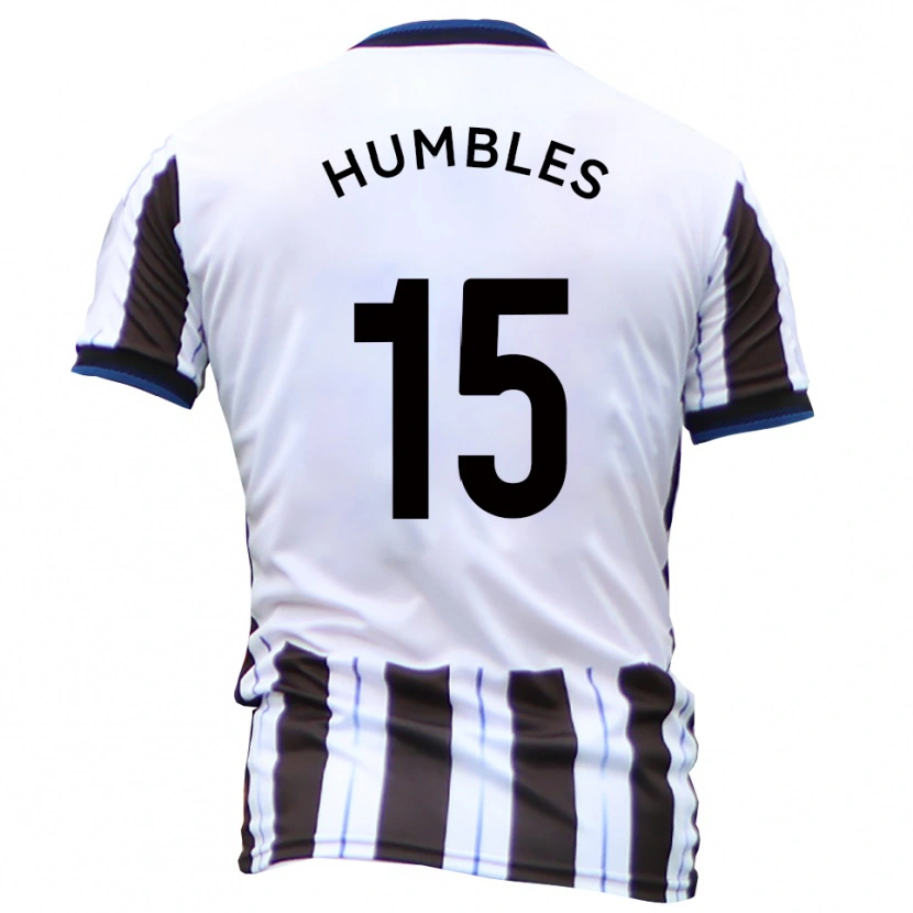 Danxen Women Liam Humbles #15 White Black Away Jersey 2025/26 T-Shirt