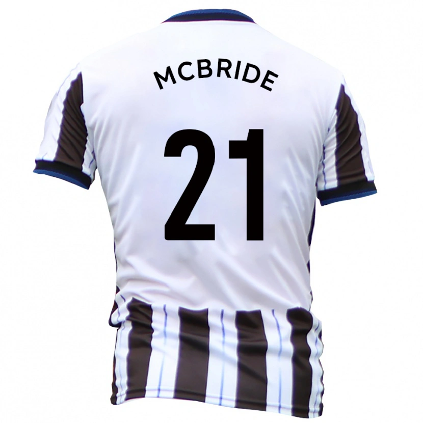 Danxen Women Connor Mcbride #21 White Black Away Jersey 2025/26 T-Shirt