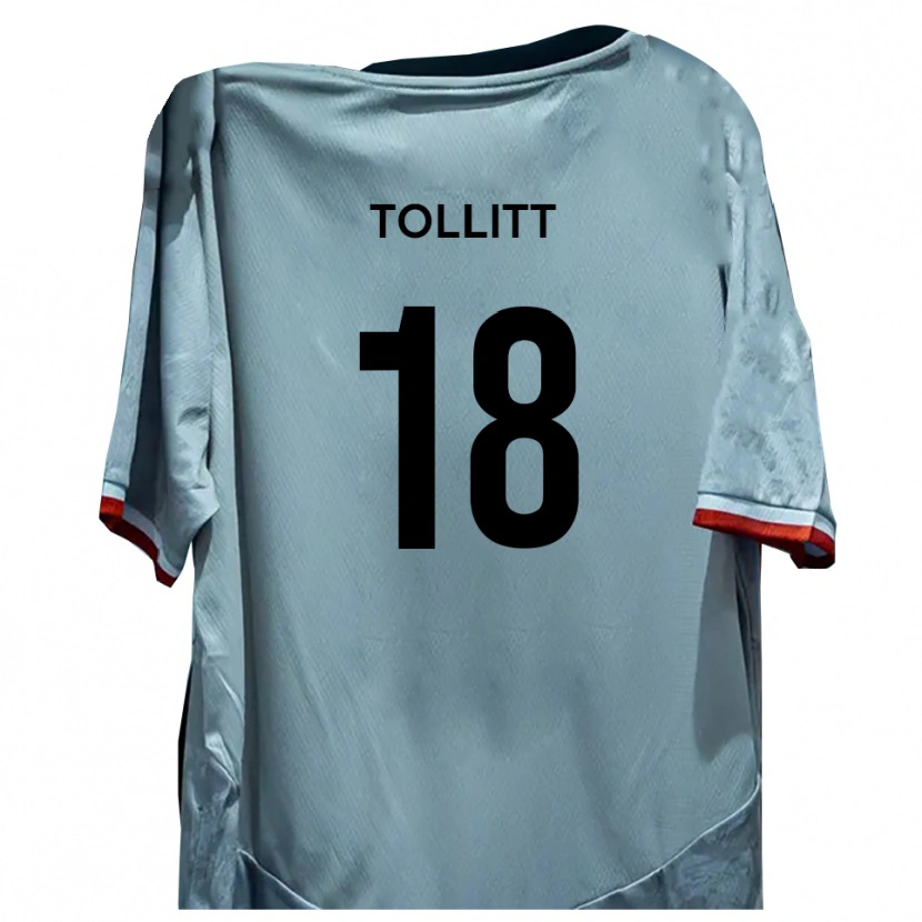 Danxen Women Ben Tollitt #18 White Black Away Jersey 2025/26 T-Shirt