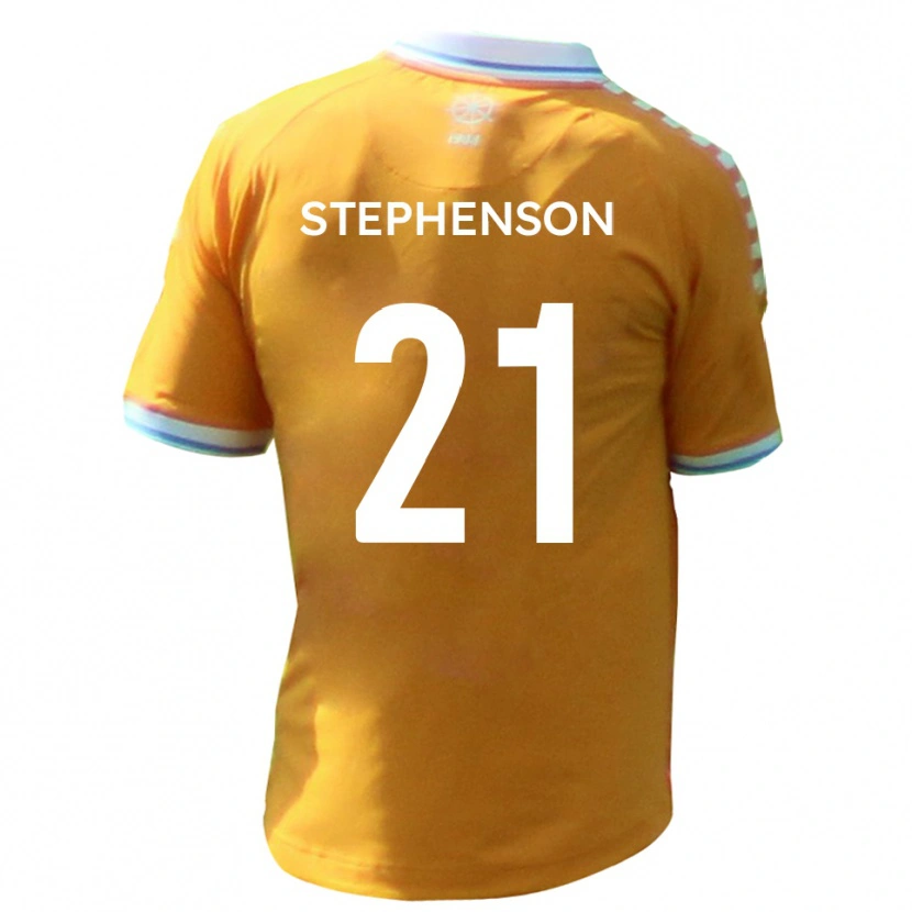 Danxen Women Louis Stephenson #21 Yellow Blue Away Jersey 2025/26 T-Shirt