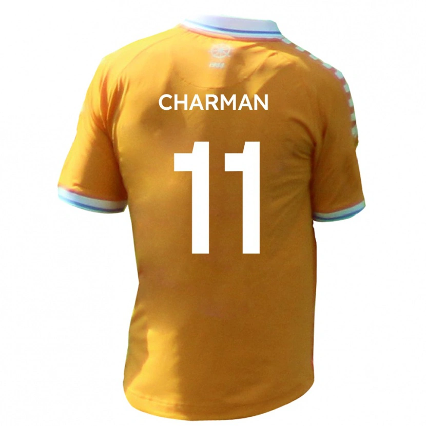 Danxen Women Luke Charman #11 Yellow Blue Away Jersey 2025/26 T-Shirt