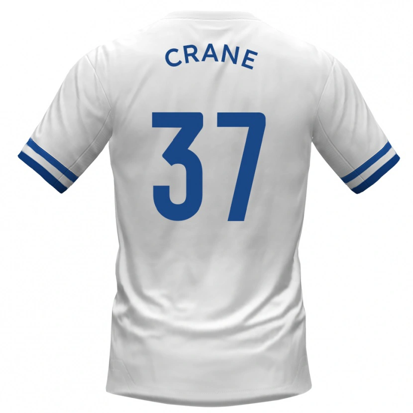 Danxen Women Nick Crane #37 White Blue Away Jersey 2025/26 T-Shirt