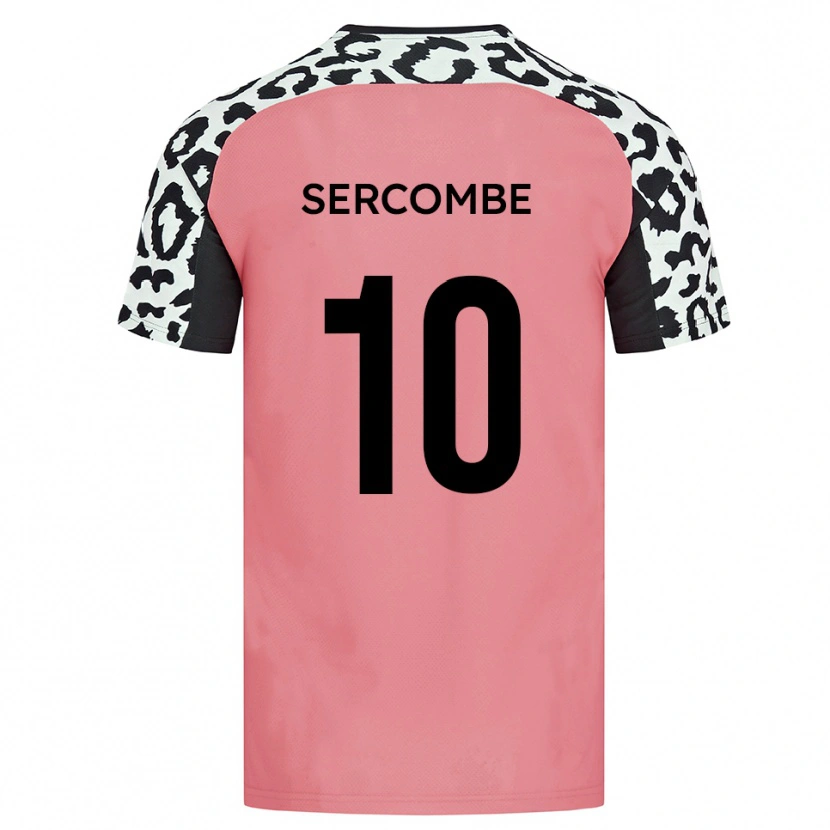 Danxen Women Liam Sercombe #10 Pink Black Away Jersey 2025/26 T-Shirt