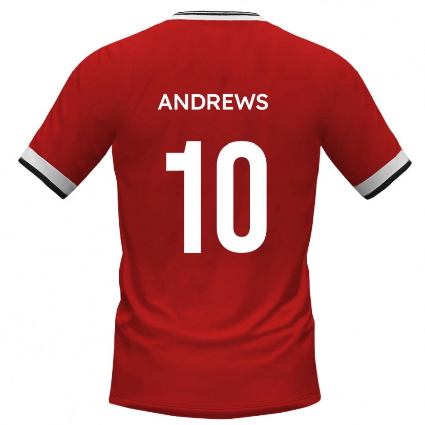 Danxen Women Corie Andrews #10 White Black Away Jersey 2025/26 T-Shirt
