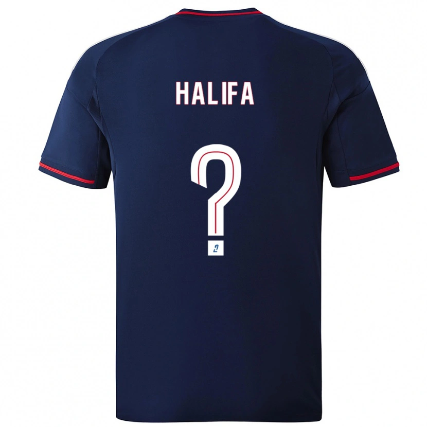 Danxen Women Islam Halifa #0 Navy Red Away Jersey 2025/26 T-Shirt