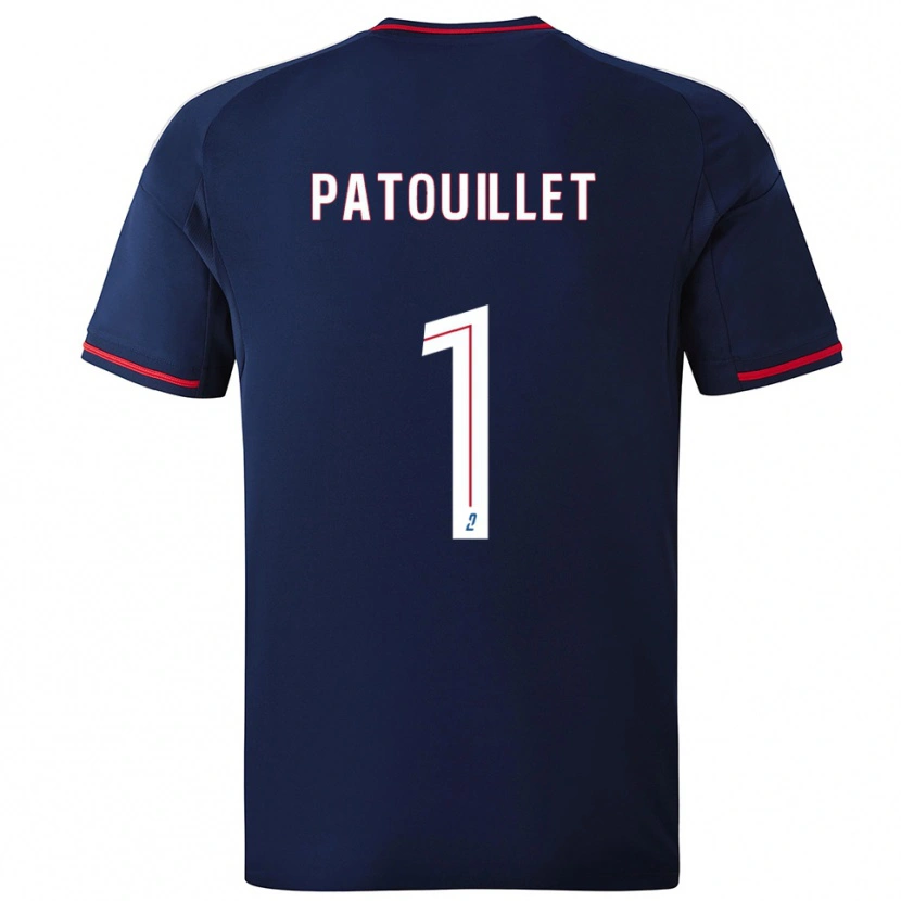 Danxen Women Mathieu Patouillet #1 Navy Red Away Jersey 2025/26 T-Shirt