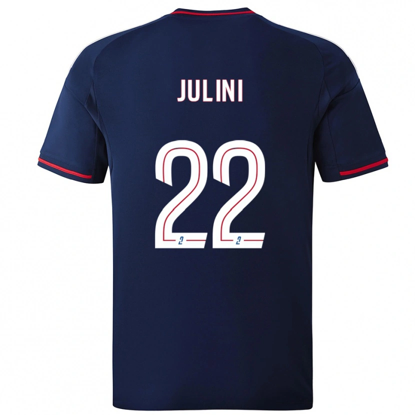 Danxen Women Sally Julini #22 Navy Red Away Jersey 2025/26 T-Shirt
