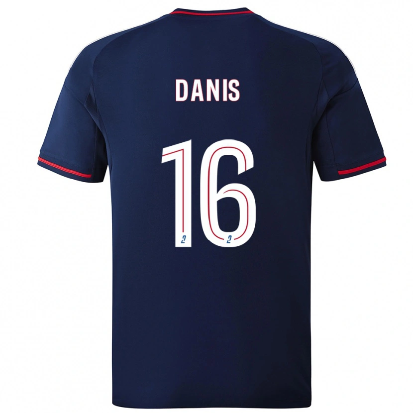 Danxen Women Adrien Danis #16 Navy Red Away Jersey 2025/26 T-Shirt