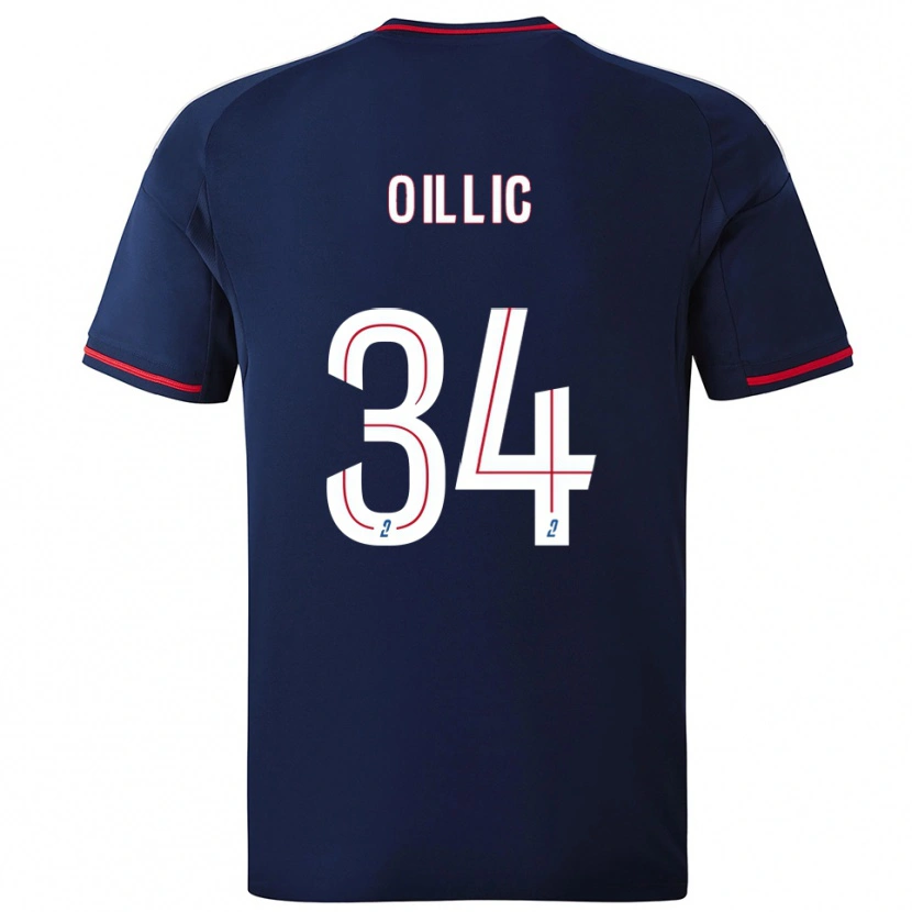 Danxen Women Laureen Oillic #34 Navy Red Away Jersey 2025/26 T-Shirt