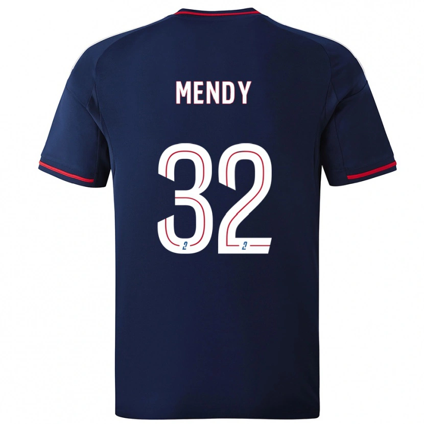 Danxen Women Maeline Mendy #32 Navy Red Away Jersey 2025/26 T-Shirt