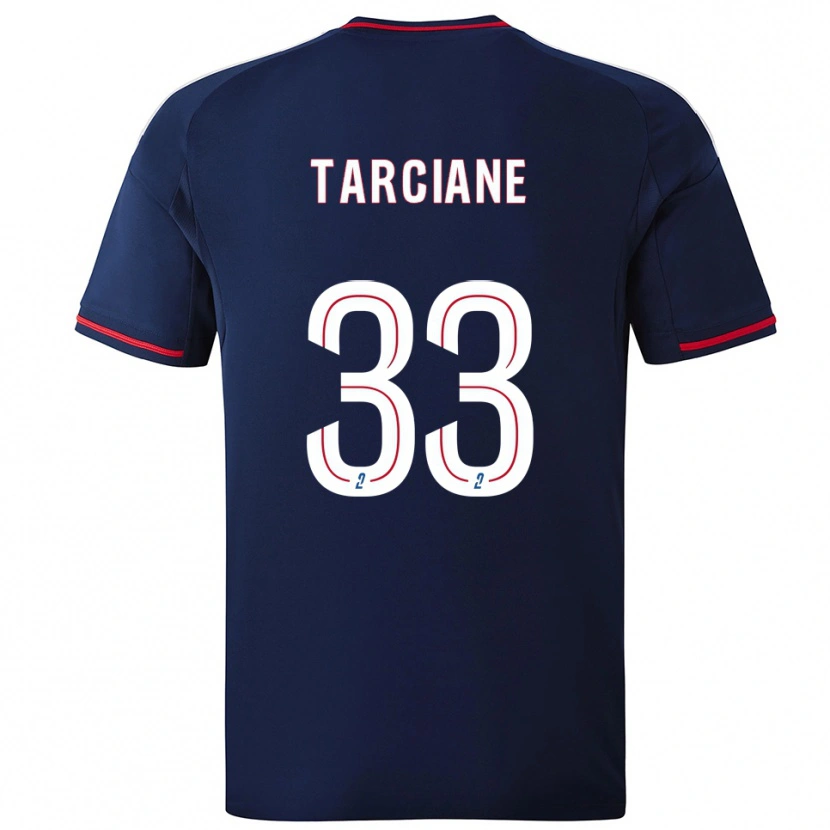 Danxen Women Dos Santos De Lima Tarciane #33 Navy Red Away Jersey 2025/26 T-Shirt