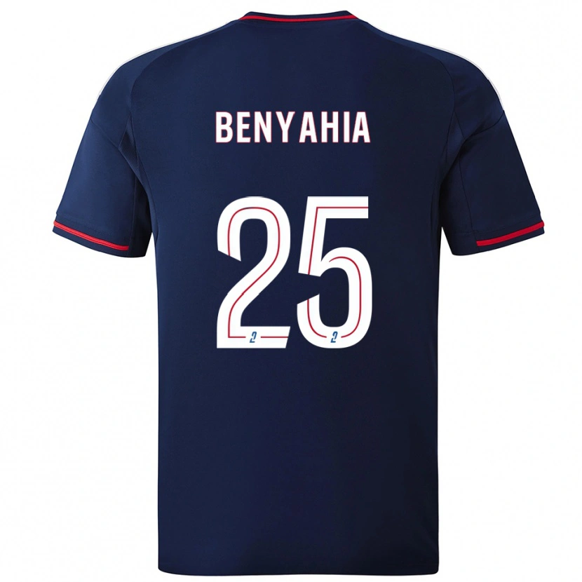 Danxen Women Inès Benyahia #25 Navy Red Away Jersey 2025/26 T-Shirt