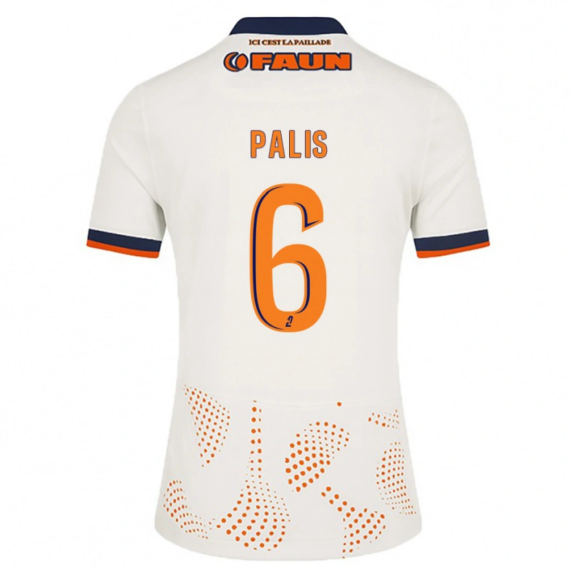 Danxen Women Ella Palis #6 White Orange Away Jersey 2025/26 T-Shirt