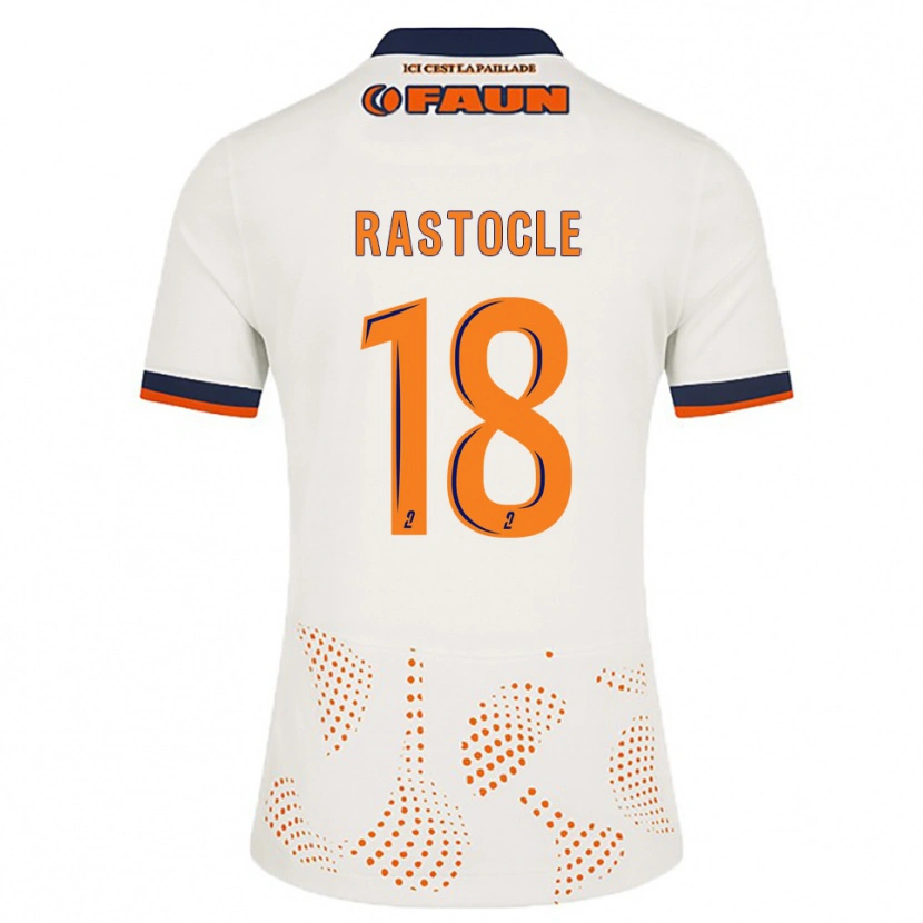 Danxen Women Jade Rastocle #18 White Orange Away Jersey 2025/26 T-Shirt