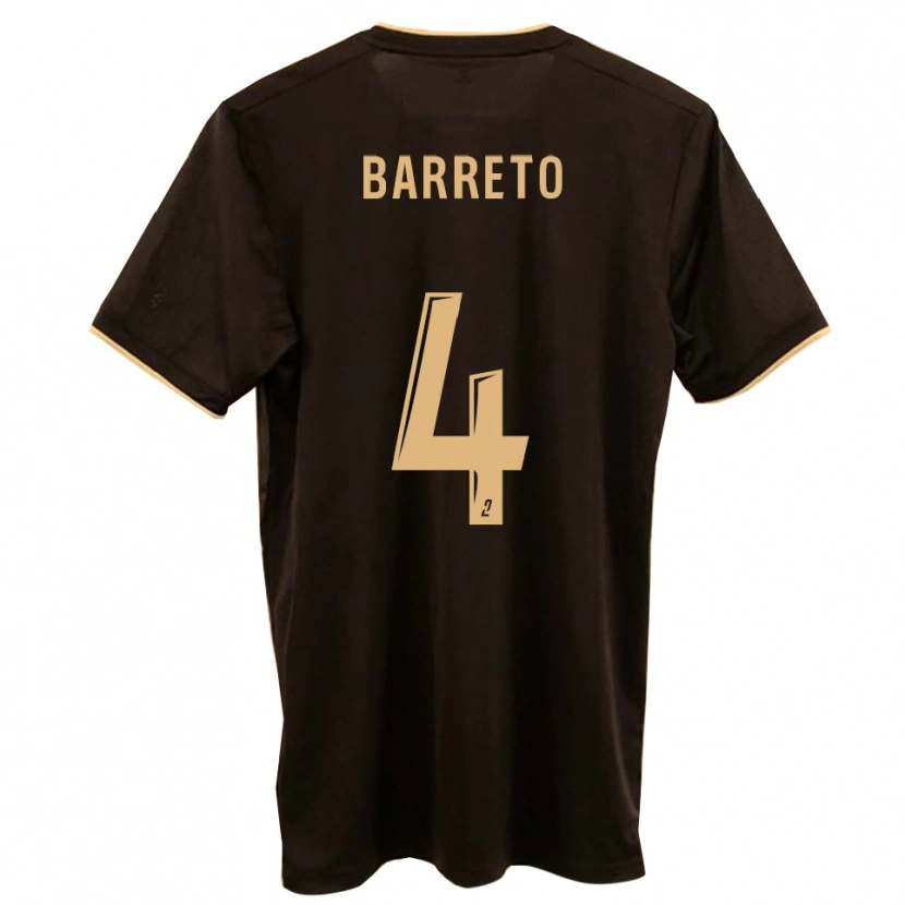 Danxen Women Michaël Barreto #4 Blue Red Away Jersey 2025/26 T-Shirt