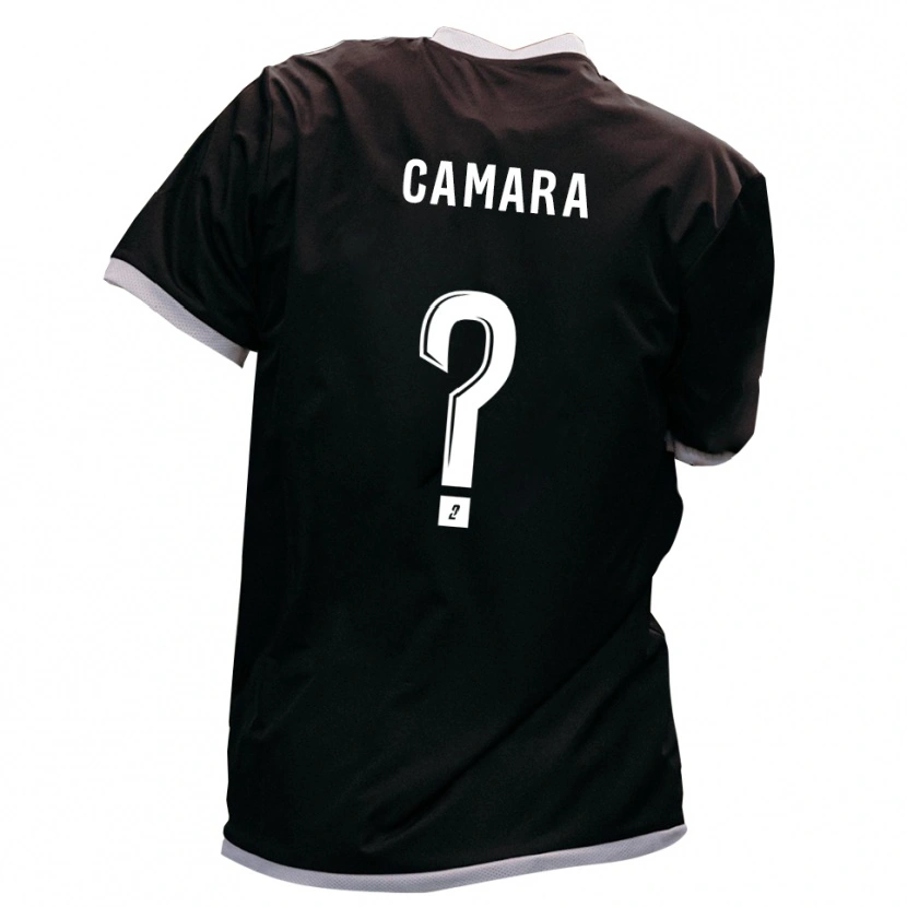 Danxen Women Mamadou Camara #0 Black Gold Away Jersey 2025/26 T-Shirt
