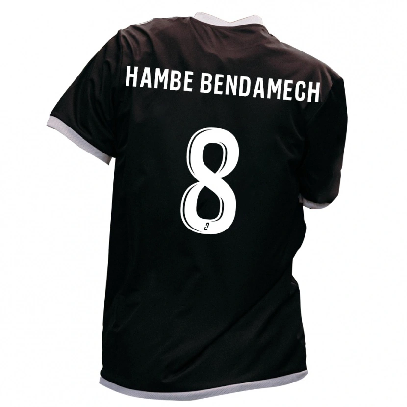 Danxen Women Liam Hambe Bendamech #8 Black Gold Away Jersey 2025/26 T-Shirt