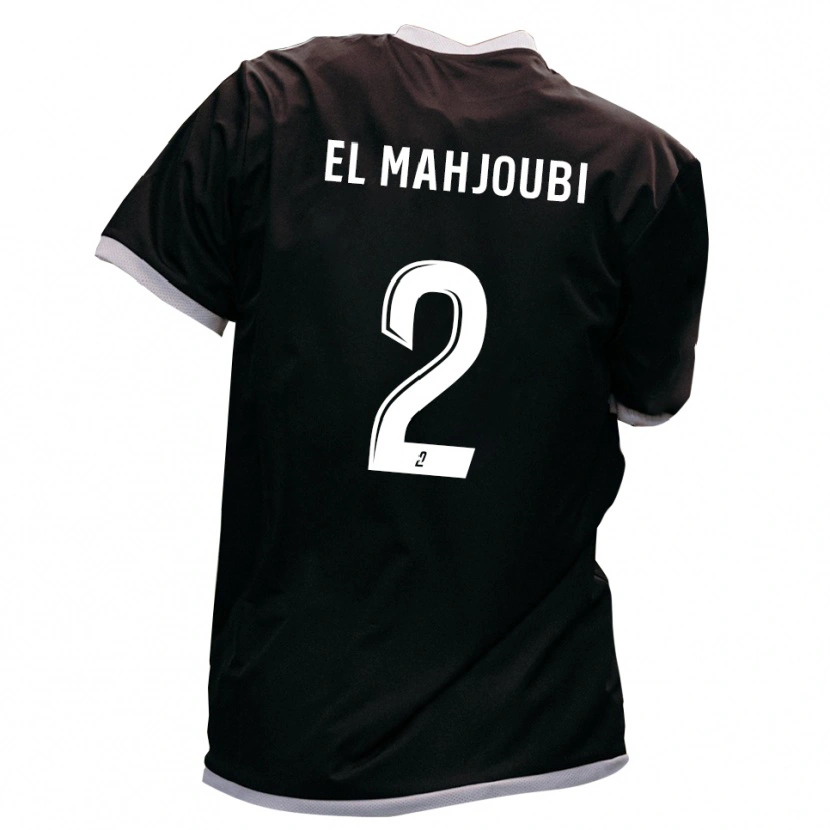 Danxen Women Djibril El Mahjoubi #2 Black Gold Away Jersey 2025/26 T-Shirt