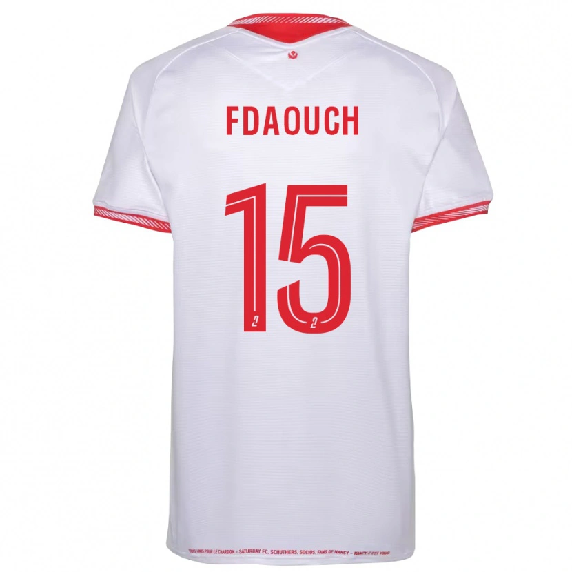 Danxen Women Zakaria Fdaouch #15 Black Red Away Jersey 2025/26 T-Shirt
