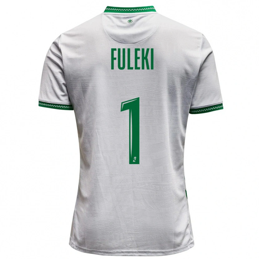 Danxen Women Rafael Fuleki #1 White Green Away Jersey 2025/26 T-Shirt
