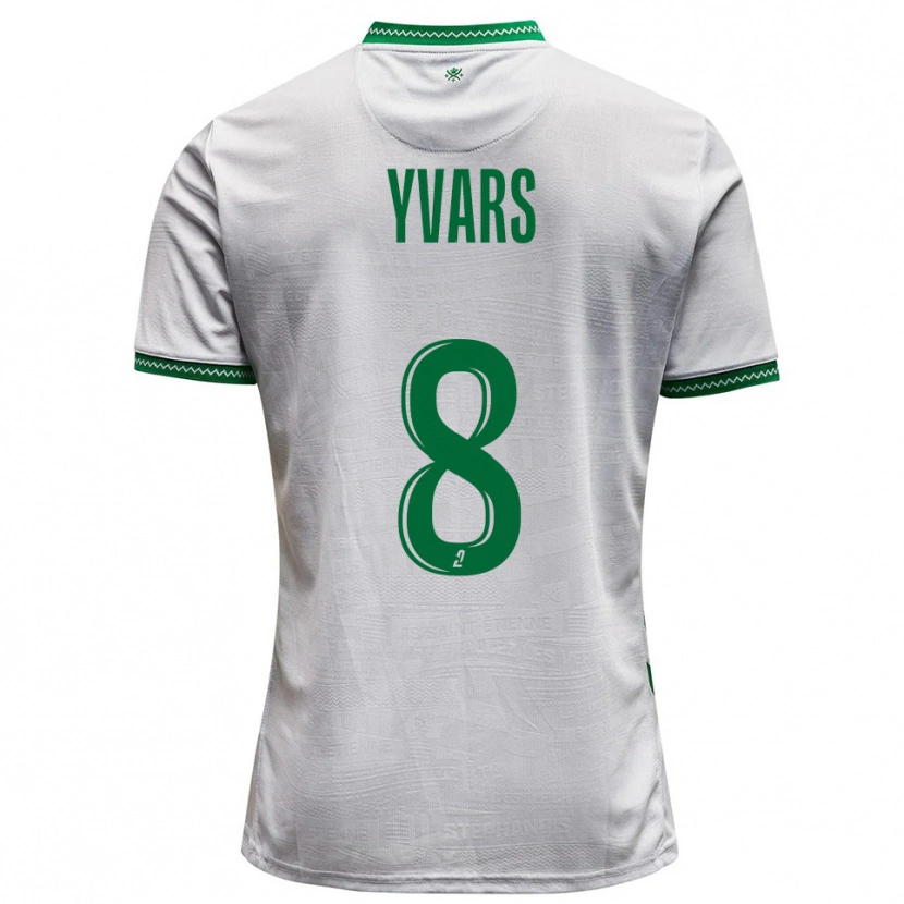 Danxen Women Sonny Yvars #8 White Green Away Jersey 2025/26 T-Shirt