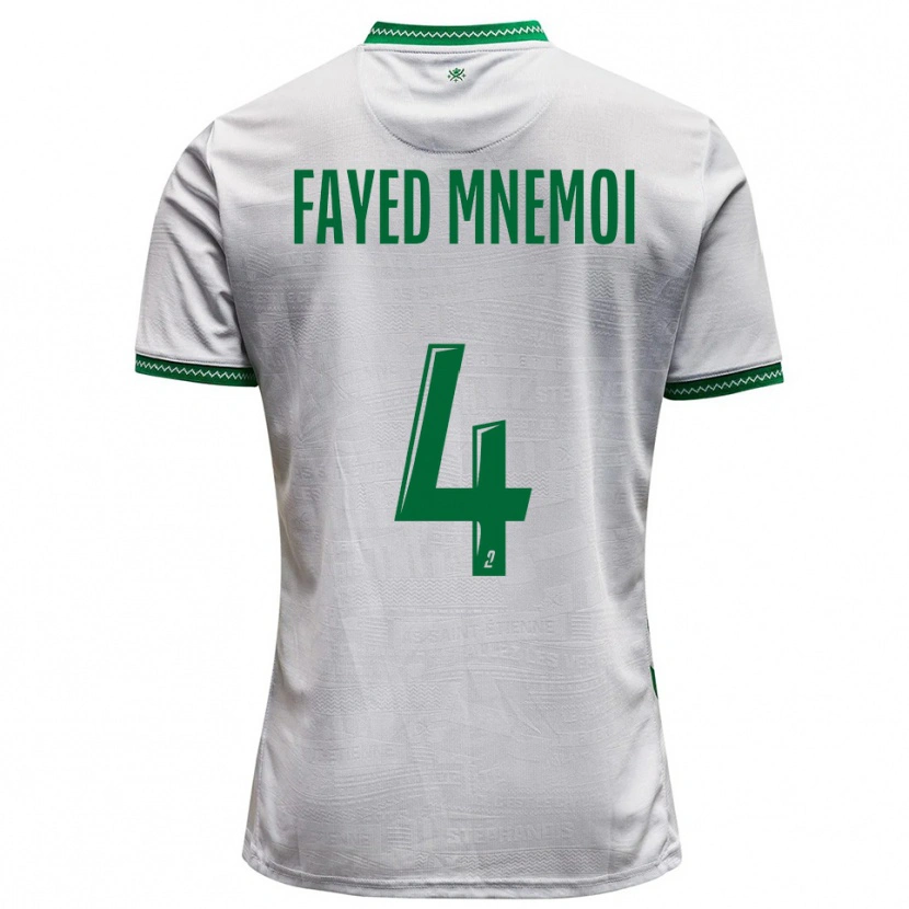 Danxen Women El Fayed Mnemoi #4 White Green Away Jersey 2025/26 T-Shirt