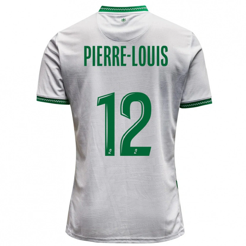 Danxen Women Amandine Pierre-Louis #12 White Green Away Jersey 2025/26 T-Shirt