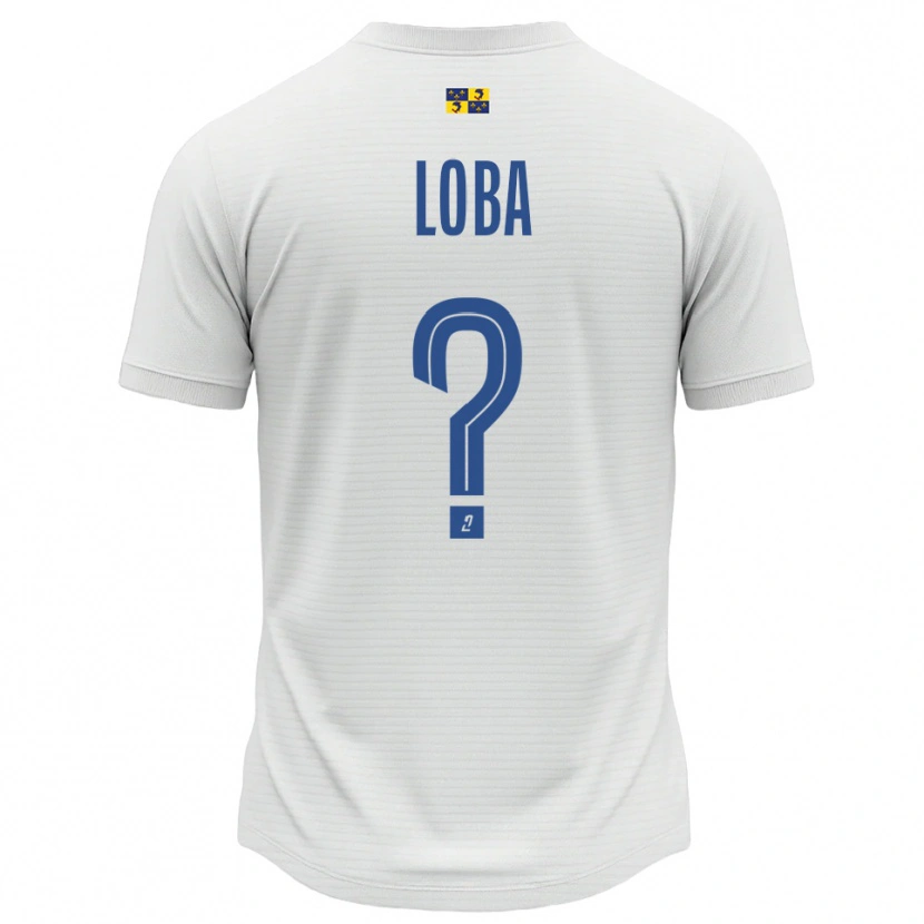 Danxen Women Nathiau Loba #0 White Blue Away Jersey 2025/26 T-Shirt