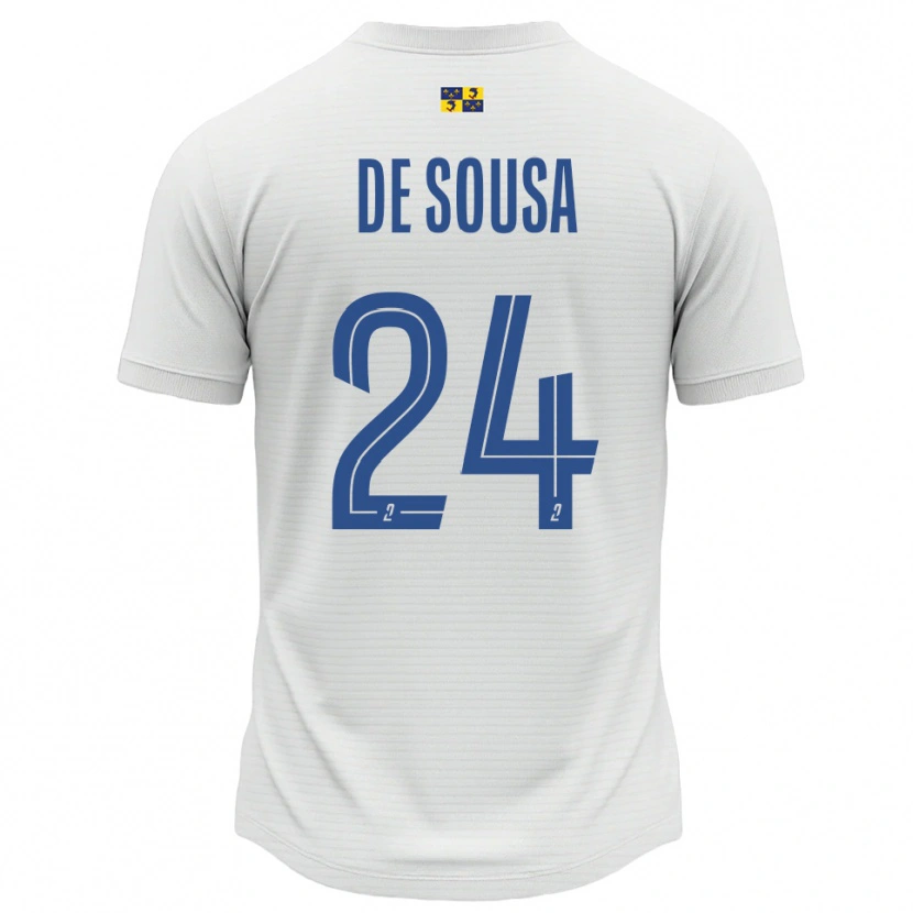 Danxen Women Tifanie De Sousa #24 White Blue Away Jersey 2025/26 T-Shirt