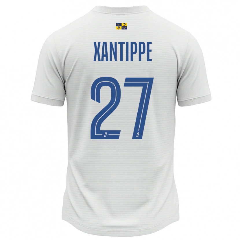 Danxen Women Matthéo Xantippe #27 White Blue Away Jersey 2025/26 T-Shirt