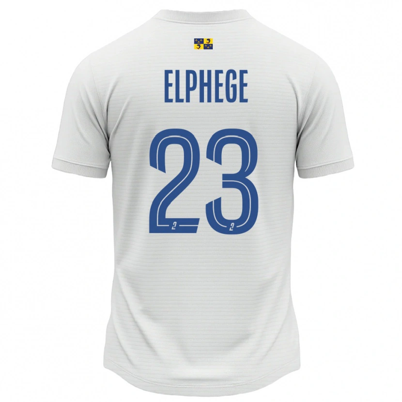 Danxen Women Nesta Elphege #23 White Blue Away Jersey 2025/26 T-Shirt