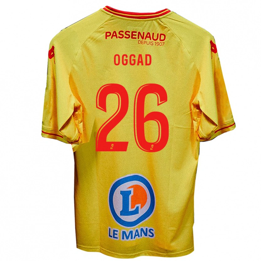 Danxen Women Brice Oggad #26 Yellow Away Jersey 2025/26 T-Shirt