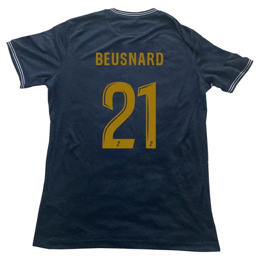 Danxen Women Steeve Beusnard #21 Navy Gold Away Jersey 2025/26 T-Shirt